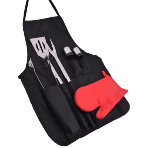 Stainless Steel Braai Apron Display